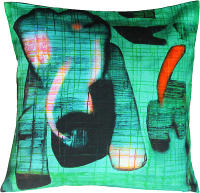 

Indian Colours Animal Cushions Cover(41 cm*41 cm, Green)