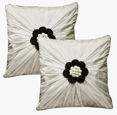 5% OFF on Dekor World Floral Cushions Cover(Pack of 2, 40 cm*40 cm, White) 5% OFF on Dekor World Floral Cushions Cover(Pack of 2, 40 cm*40 cm, White)