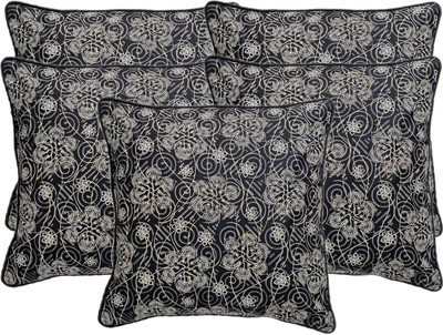 

Alina Decor Printed Cushions Cover(Pack of 5, 40 cm*40 cm, Black)
