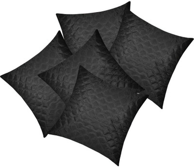 

Shine Villa Striped Cushions Cover(Pack of 5, 30 cm*30 cm, Black)