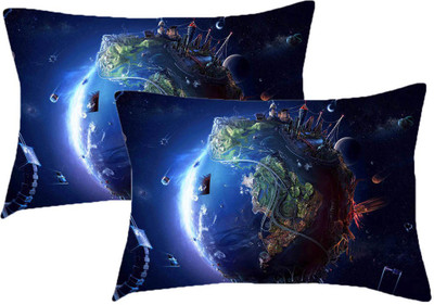 

Sleep Nature's Printed Pillows Cover(Pack of 2, 68.58 cm*45.72 cm, Multicolor)