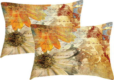 

Sleep Nature's Printed Pillows Cover(Pack of 2, 68.58 cm*45.72 cm, Multicolor)