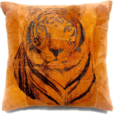 

Homeblendz Abstract Cushions Cover(40 cm*40 cm, Black, Brown)