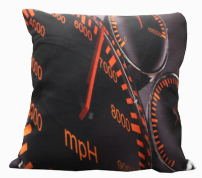 

Adishma Printed Cushions Cover(40 cm, Black)