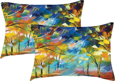 

Sleep Nature's Printed Pillows Cover(Pack of 2, 68.58 cm*45.72 cm, Multicolor)
