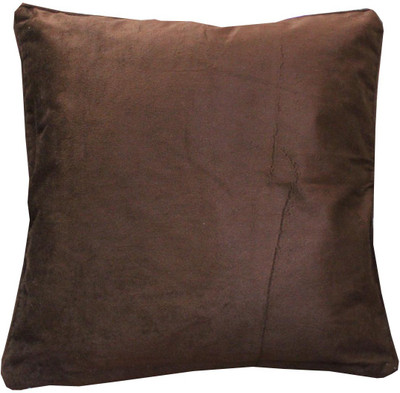 

Adishma Plain Cushions Cover(40 cm*40 cm, Brown)