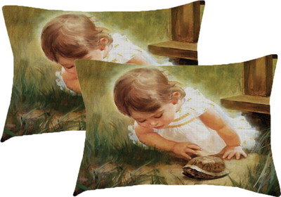 

Sleep Nature's Printed Pillows Cover(Pack of 2, 68.58 cm*45.72 cm, Multicolor)