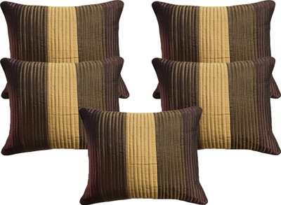 

HOME SHINE Striped Cushions Cover(Pack of 5, 30 cm*30 cm, Multicolor)