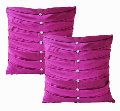 10% OFF on Dekor World Striped Cushions Cover(Pack of 2, 40 cm*40 cm, Purple) 10% OFF on Dekor World Striped Cushions Cover(Pack of 2, 40 cm*40 cm, Purple)