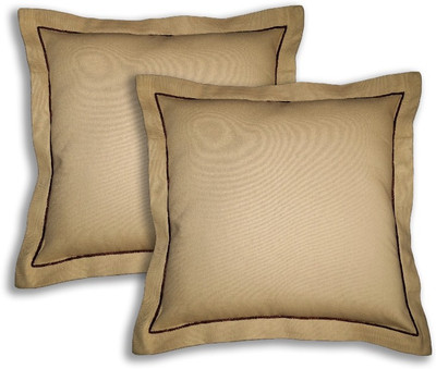 

Lushomes Plain Cushions Cover(Pack of 2, 40 cm*40 cm, Brown)