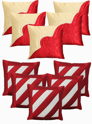 47% OFF on Dekor World Floral Cushions Cover(Pack of 10, 40 cm*40 cm, Maroon) 47% OFF on Dekor World Floral Cushions Cover(Pack of 10, 40 cm*40 cm, Maroon)