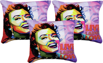 13% OFF on Dream Care Abstract Cushions Cover(Pack of 3, 42 cm*42 cm, Multicolor)