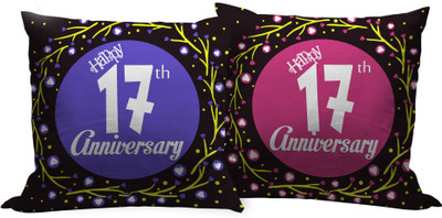 

Tied Ribbons Text Print Cushions Cover(Pack of 2, 30 cm*30 cm, Multicolor)