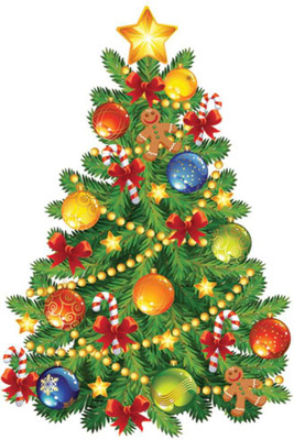 

PARTY PROPZ Christmas Tree Cardboard Cut-outs(1)