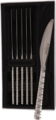 

Mullich Samuel Silver Stainless Steel Table Knife Set(Pack of 6)