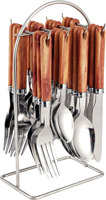 

Dinette Touchwood Stainless Steel Cutlery Set(Pack of 25)