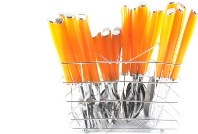 

Clobber Stainless Steel, Plastic Cutlery Set(Pack of 24)