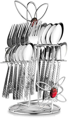 POGO Myra Stainless Steel Cutlery Set(Pack of 25)
