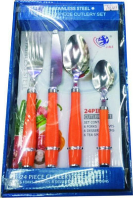 

LoveHome JIALE Stainless Steel Cutlery Set(Pack of 24)