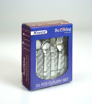 

Su Cocina Stainless Steel Cutlery Set(Pack of 30)