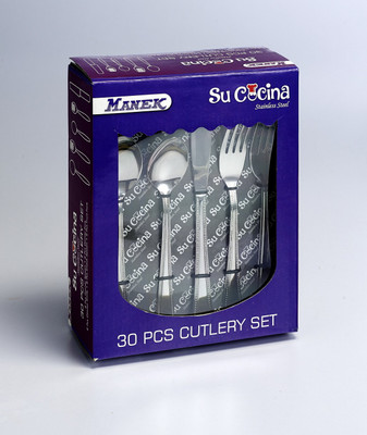 

Su Cocina Stainless Steel Cutlery Set(Pack of 30)