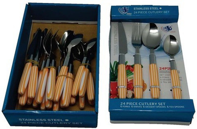 

LoveHome JIALE Stainless Steel Cutlery Set(Pack of 24)