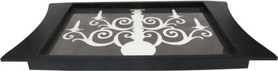 

Aradhana Arts Serving Tray (Medium) Wooden Cutlery Set(Pack of 1)