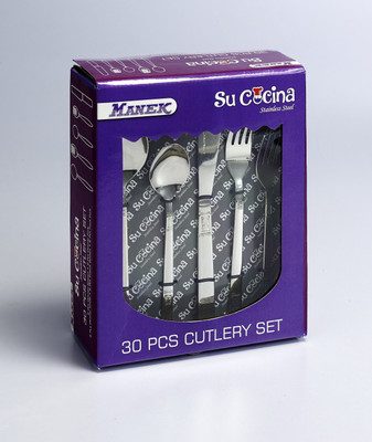

Su Cocina Stainless Steel Cutlery Set(Pack of 30)