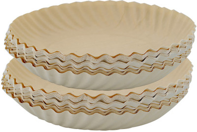 

Pin to Pen Disposable Paper Plate Disposable Paper Cutlery Set(Pack of 50)