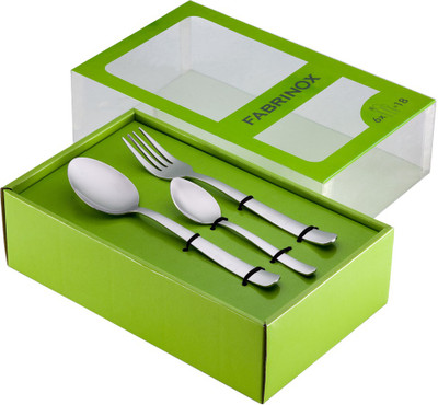 

Fabrinox Westbuary Stainless Steel Cutlery Set(Pack of 18)