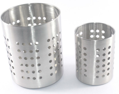 

Clobber Combo Kitchen Tool Holder Round Stainless Steel Cutlery Set(Pack of 2)