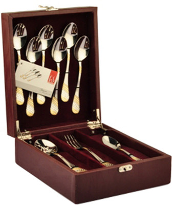 

FnS Imperio Stainless Steel Cutlery Set(Pack of 24)