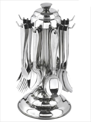 

monika enterprises Stainless Steel Cutlery Set(Pack of 24)
