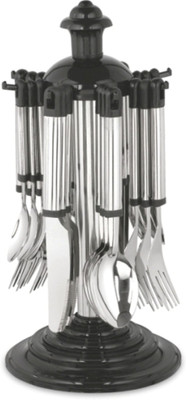 

Capital Capital Cutlery Set Supreme with Stand 24 Pcs (REVO) Stainless Steel Plastic, Stainless Steel Cutlery Set(Pack of 24)