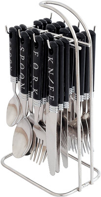 

Elegante Stainless Steel, Plastic Cutlery Set(Pack of 24)