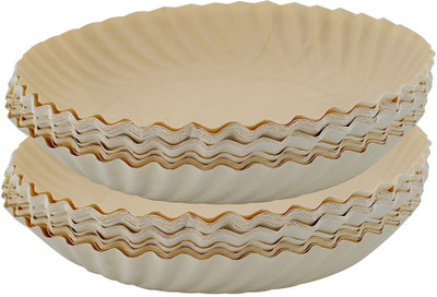 

Pin to Pen Disposable Paper Plate Disposable Paper Cutlery Set(Pack of 50)
