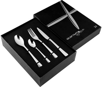 

Eternum Stainless Steel Cutlery Set(Pack of 24)
