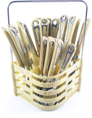 Clobber Stainless Steel, Plastic Cutlery Set(Pack of 24)