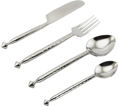 Sage Koncpt Hammered culery Stainless Steel Cutlery Set(Pack of 24) Sage Koncpt Hammered culery Stainless Steel Cutlery Set(Pack of 24)