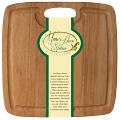 

Catskill Craftsmen Manor House Station Cutting Board With Handle And Groove