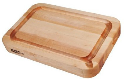 

John Boos 18 By 12 By 2.25Inch Maple Cutting Board With Groove And Pour Spout