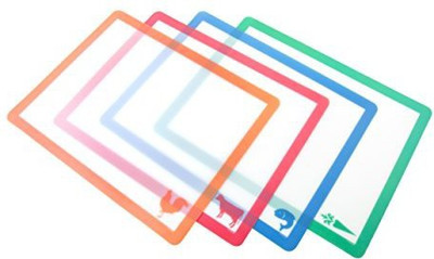 

CounterArt Flexible Clear Cutting Mat With Food Icons