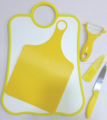 

Chrome 3728-4Yellow Yellow Kitchen Tool Set(Yellow)