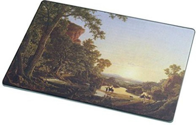 

Rikki Knight RkLgcb3303 Frederick Edwin Church Art Hooker And Convey Pass Through Wilderness Glass Cutting Board