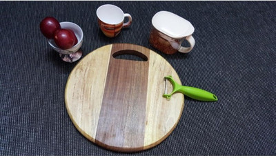 

Onlineshoppee Wood Cutting Board(Brown Pack of 1)