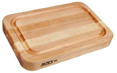 

John Boos 18 By 12 By 2.25Inch Maple Cutting Board With Groove