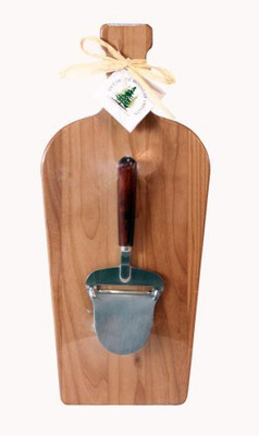 

Out of the Woods of Oregon Large Wine Bottle Board With Walnut Cheese Planer
