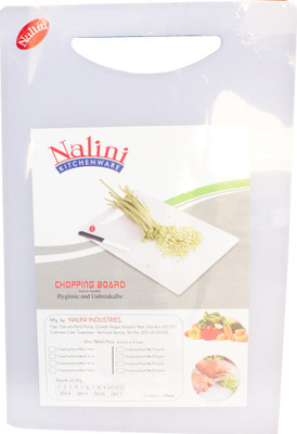 

Nalini Chopping Plastic Cutting Board(White Pack of 1)