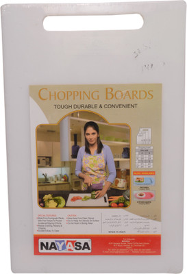 

Nayasa Plastic Cutting Board(White Pack of 1)