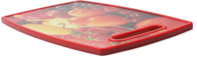 

Chrome Plastic Cutting Board(Red Pack of 1)